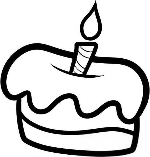 Торт карандашом