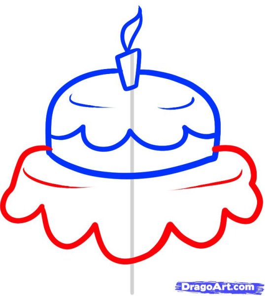 Рисунки на день рождения лёгкие