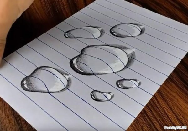 Капля карандашом