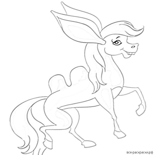 Раскраски к сказке Ершова конек-горбунок