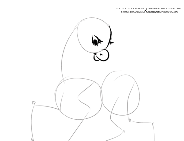 Нарисовать конька Горбунка поэтапно