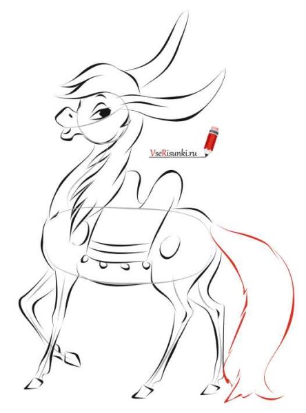 Конек горбунок рисунок