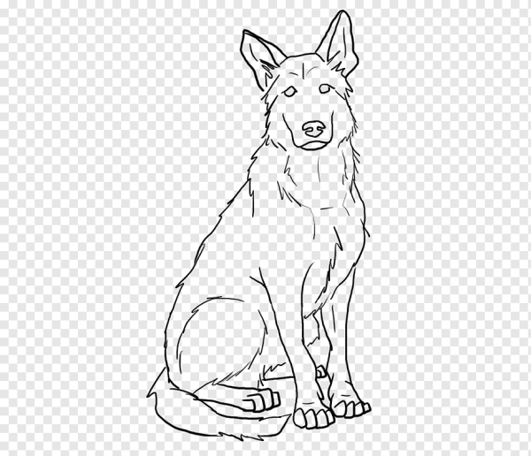 Овчарка раскраска