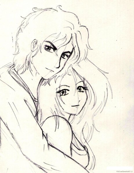 Рисунки для срисовки парочки