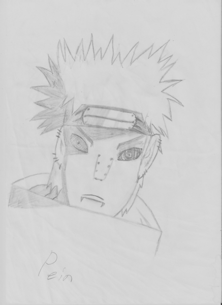 Пейн Наруто рисунок