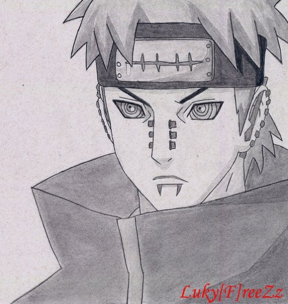 Пейн Наруто для срисовки