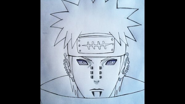 Нарисовать Пейна из Наруто