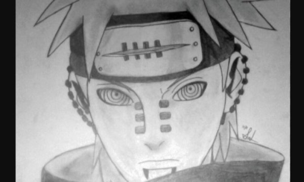 Портрет Пейна из Наруто