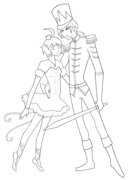 Раскраски из балета Щелкунчик