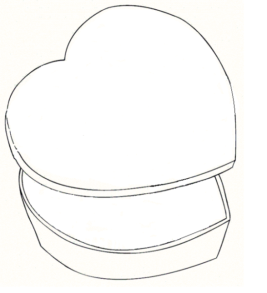 Шкатулка раскраска для детей