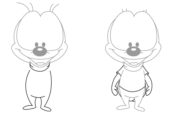 Рисунки мультяшных героев