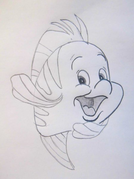 Рисование карандашом мультяшных героев