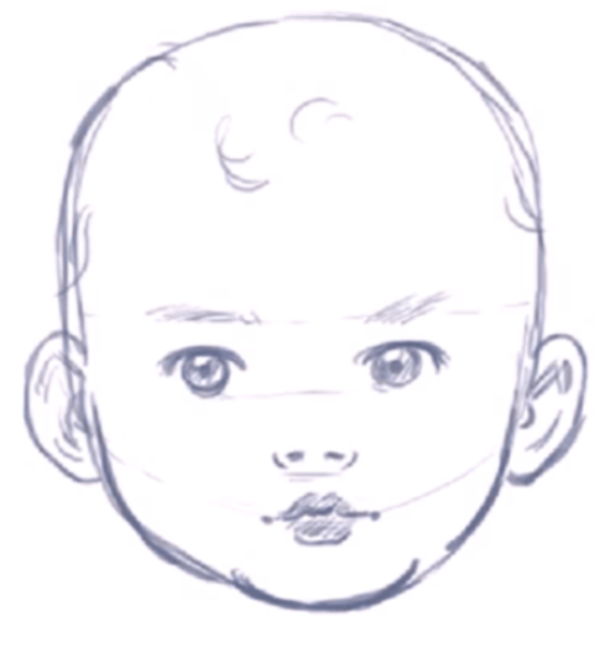 Лицо рисунок для детей