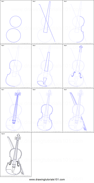 Виолончель раскраска