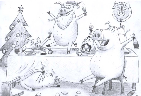 Рисунки карандашом прикольные