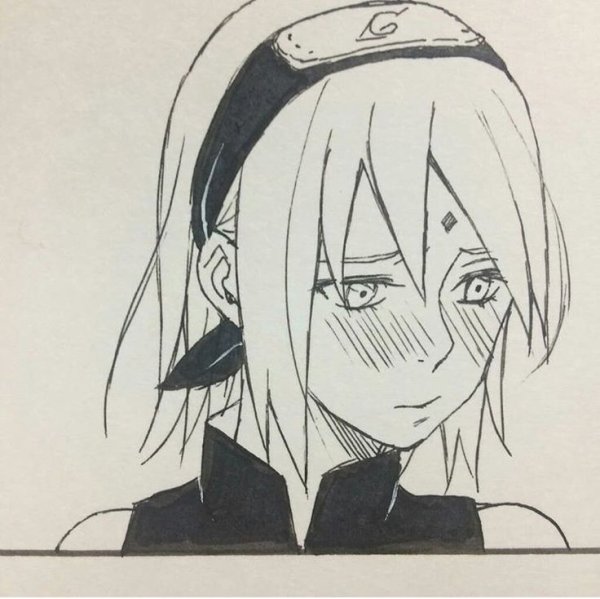 Сакура Харуно для срисовки