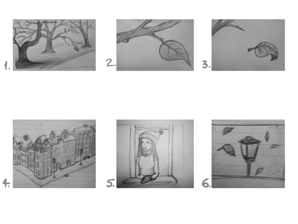 Раскадровка рисунок