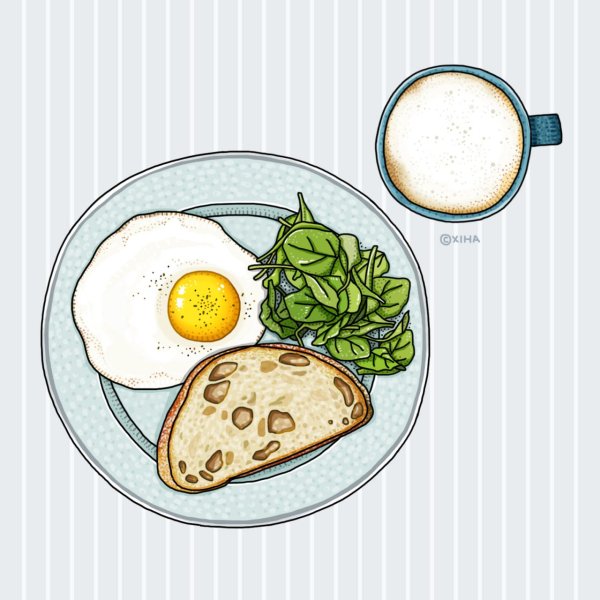 Вкусная и полезная еда рисунки