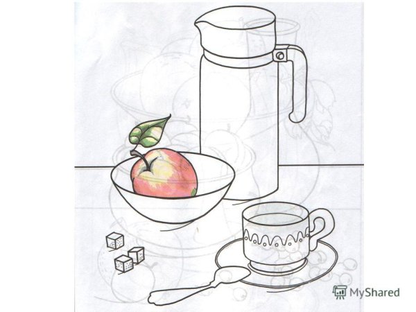 Изображение предметного мира натюрморт