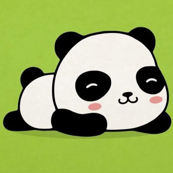 Лёгкие рисунки панды