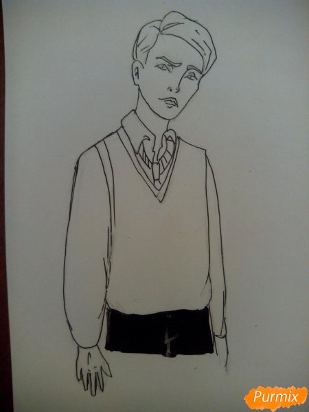 Драко Малфой РИСУНОКЛЁГКИЙ