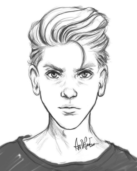 Драко Малфой для срисовки