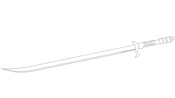 Ниндзято меч чертеж