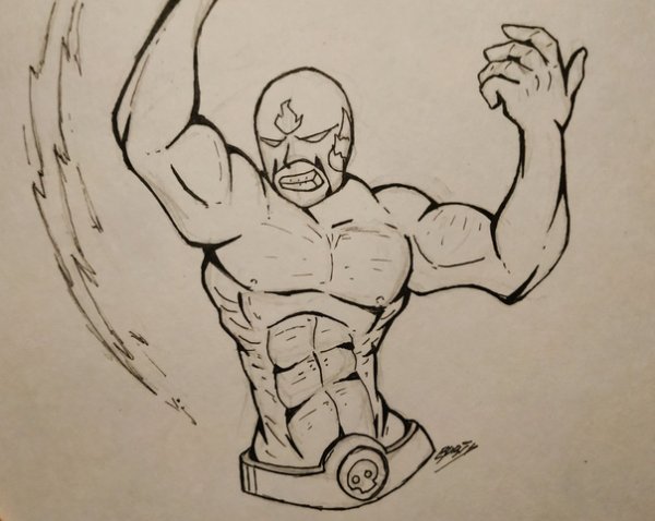 Рисунок качка сбоку