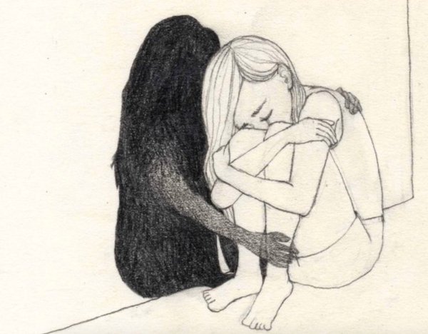 Человечек рисунок карандашом