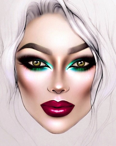 Наброски макияжа