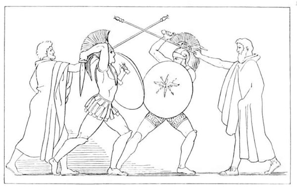 Иллюстрация к поэме Гомера Илиада