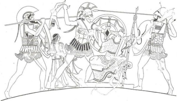 Троянская война рисунки
