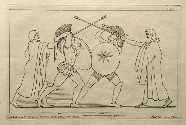 Иллюстрация к поэме Гомера Илиада