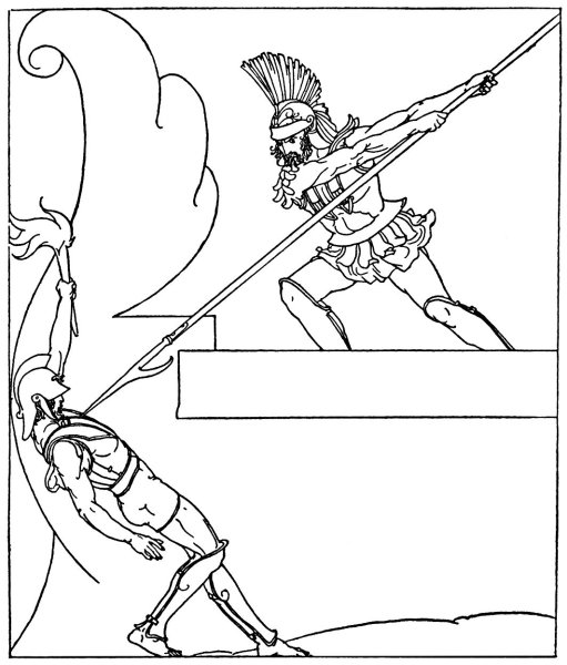 Древняя Греция Троя Гравюры