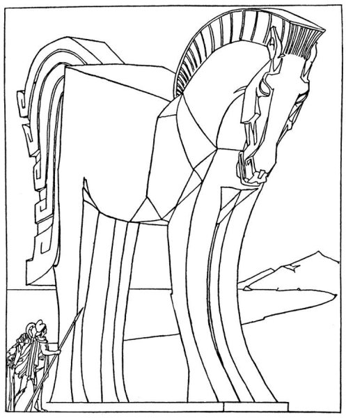 Троянский конь Одиссей Одиссей