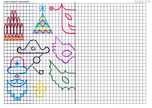 Елка поэтапное рисование для детей