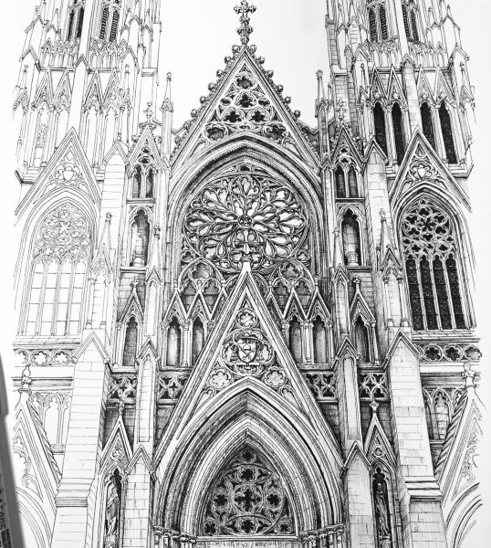 Здания в готическом стиле легкие