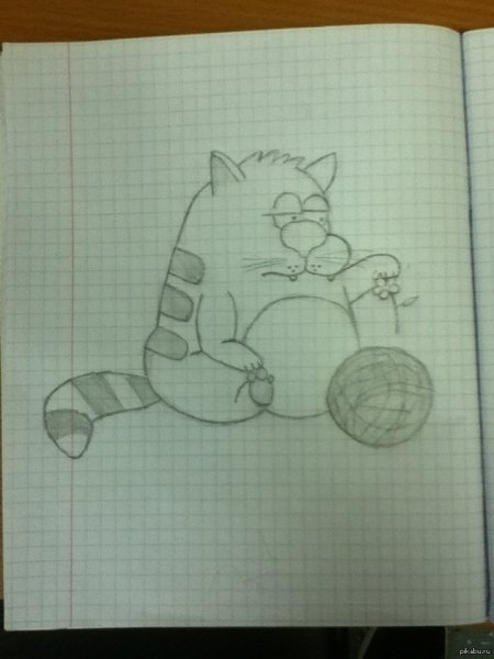 Елка карандашом