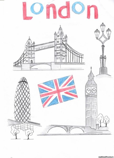 Рисунок на тему английский язык