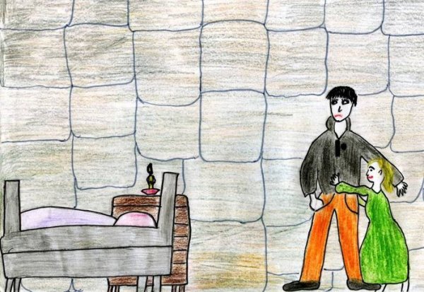 Рисунок дети подземелья 5 класс