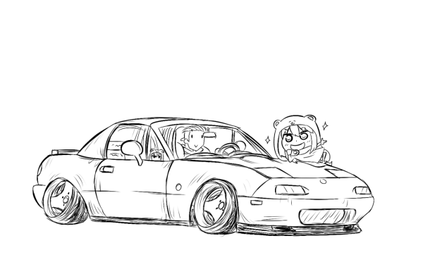 JDM рисунок легкий