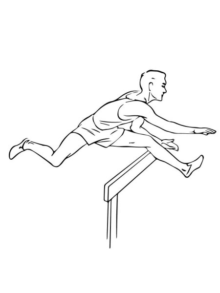 Раскраска легкая атлетика