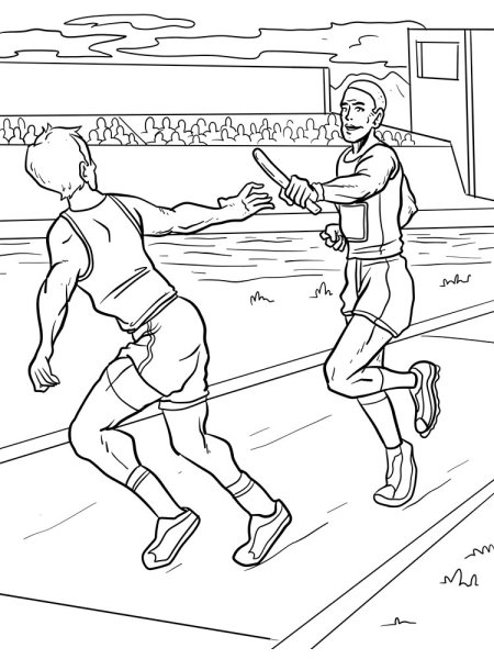 Прыжки в высоту чб