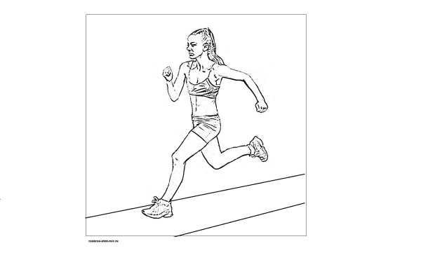 Спортсмен рисунок