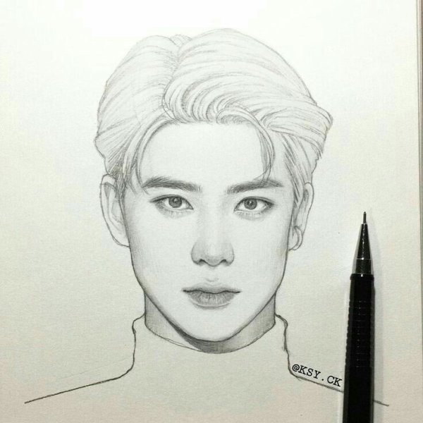 Глаза мемберов BTS рисунки