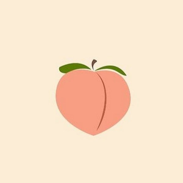 Персик рисовать