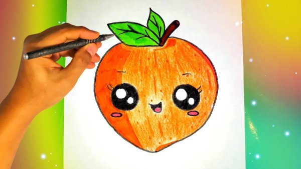 Рисунки для срисовки лёгкие фрукты