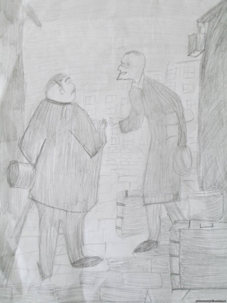 Толстый и тонкий рисунок