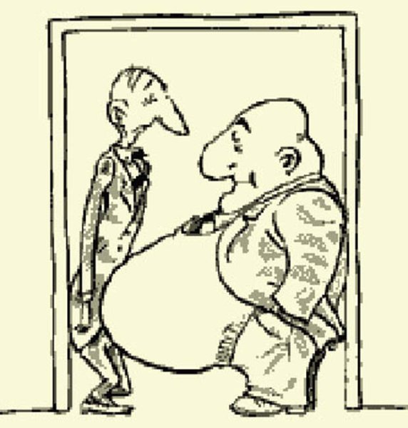 Толстый и тонкий рисунок