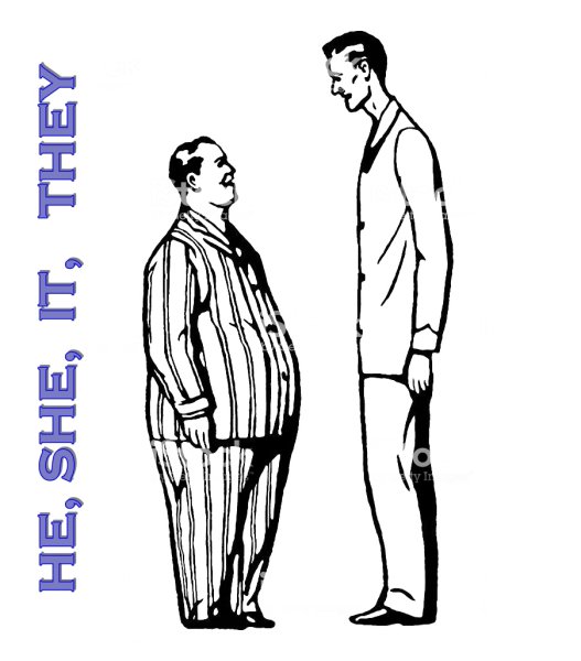 Контрастные фигуры человека